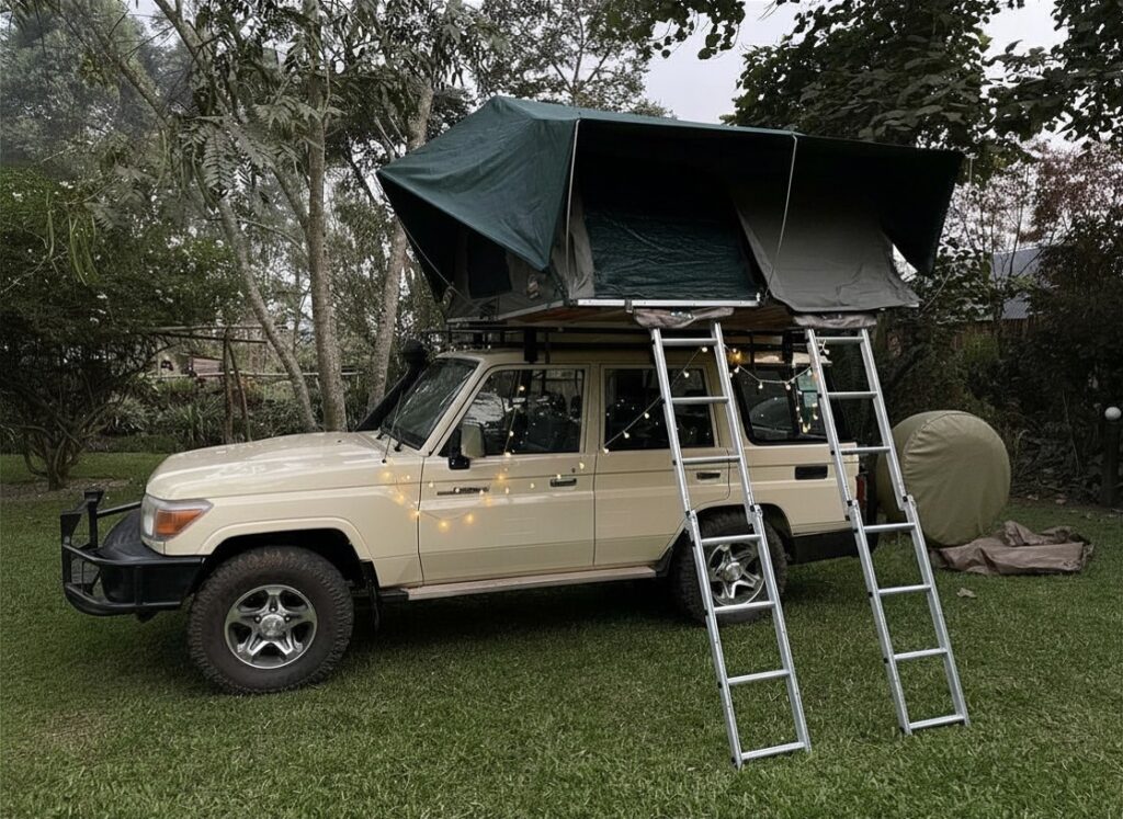 4x4 car rental uganda with camping gear for self drive adventures